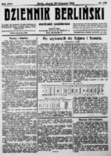 Dziennik Berliński. 1922 R.26 nr256
