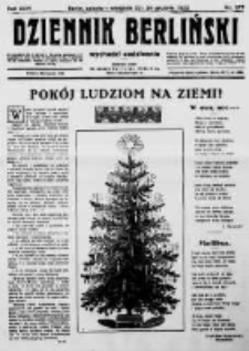 Dziennik Berliński. 1922 R.26 nr277
