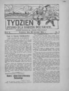 Tydzień: pismo dla rodzin polskich: dodatek niedzielny do "Gazety Szamotulskiej" 1935.01.20 R.10 Nr3