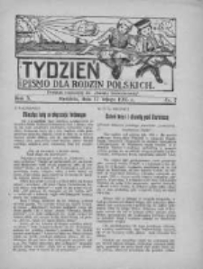 Tydzień: pismo dla rodzin polskich: dodatek niedzielny do "Gazety Szamotulskiej" 1935.02.17 R.10 Nr7