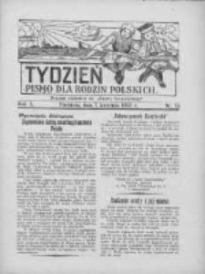 Tydzień: pismo dla rodzin polskich: dodatek niedzielny do "Gazety Szamotulskiej" 1935.04.07 R.10 Nr14