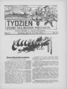 Tydzień: pismo dla rodzin polskich: dodatek niedzielny do "Gazety Szamotulskiej" 1935.04.21 R.10 Nr16