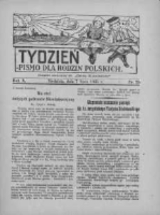 Tydzień: pismo dla rodzin polskich: dodatek niedzielny do "Gazety Szamotulskiej" 1935.07.07 R.10 Nr25