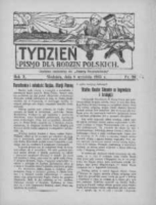 Tydzień: pismo dla rodzin polskich: dodatek niedzielny do "Gazety Szamotulskiej" 1935.09.08 R.10 Nr34