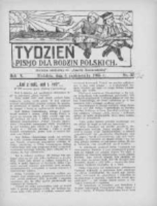 Tydzień: pismo dla rodzin polskich: dodatek niedzielny do "Gazety Szamotulskiej" 1935.10.06 R.10 Nr38