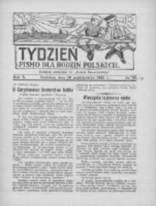 Tydzień: pismo dla rodzin polskich: dodatek niedzielny do "Gazety Szamotulskiej" 1935.10.20 R.10 Nr40