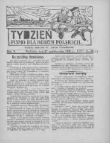 Tydzień: pismo dla rodzin polskich: dodatek niedzielny do "Gazety Szamotulskiej" 1935.10.27 R.10 Nr41