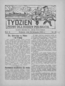 Tydzień: pismo dla rodzin polskich: dodatek niedzielny do "Gazety Szamotulskiej" 1935.11.24 R.10 Nr45