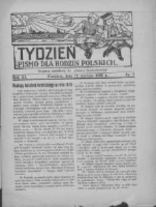 Tydzień: pismo dla rodzin polskich: dodatek niedzielny do "Gazety Szamotulskiej" 1936.01.12 R.11 Nr2