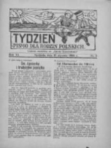 Tydzień: pismo dla rodzin polskich: dodatek niedzielny do "Gazety Szamotulskiej" 1936.01.19 R.11 Nr3