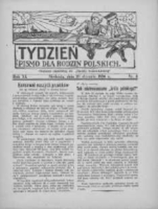 Tydzień: pismo dla rodzin polskich: dodatek niedzielny do "Gazety Szamotulskiej" 1936.01.26 R.11 Nr4