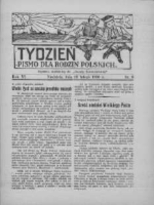 Tydzień: pismo dla rodzin polskich: dodatek niedzielny do "Gazety Szamotulskiej" 1936.02.23 R.11 Nr8