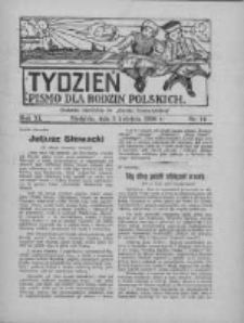 Tydzień: pismo dla rodzin polskich: dodatek niedzielny do "Gazety Szamotulskiej" 1936.04.05 R.11 Nr14