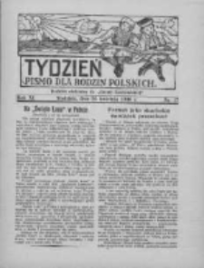 Tydzień: pismo dla rodzin polskich: dodatek niedzielny do "Gazety Szamotulskiej" 1936.04.26 R.11 Nr17