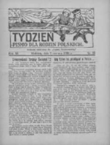 Tydzień: pismo dla rodzin polskich: dodatek niedzielny do "Gazety Szamotulskiej" 1936.06.07 R.11 Nr22