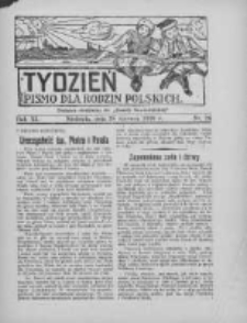 Tydzień: pismo dla rodzin polskich: dodatek niedzielny do "Gazety Szamotulskiej" 1936.06.28 R.11 Nr24