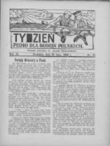Tydzień: pismo dla rodzin polskich: dodatek niedzielny do "Gazety Szamotulskiej" 1936.07.26 R.11 Nr28
