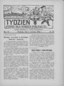 Tydzień: pismo dla rodzin polskich: dodatek niedzielny do "Gazety Szamotulskiej" 1936.09.06 R.11 Nr34