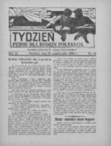 Tydzień: pismo dla rodzin polskich: dodatek niedzielny do "Gazety Szamotulskiej" 1936.10.25 R.11 Nr41