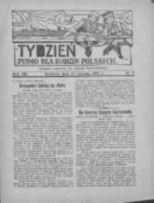 Tydzień: pismo dla rodzin polskich: dodatek niedzielny do "Gazety Szamotulskiej" 1937.01.17 R.12 Nr3