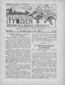 Tydzień: pismo dla rodzin polskich: dodatek niedzielny do "Gazety Szamotulskiej" 1937.05.02 R.12 Nr18