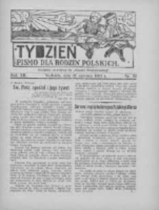 Tydzień: pismo dla rodzin polskich: dodatek niedzielny do "Gazety Szamotulskiej" 1937.06.27 R.12 Nr26