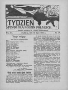 Tydzień: pismo dla rodzin polskich: dodatek niedzielny do "Gazety Szamotulskiej" 1937.07.11 R.12 Nr28