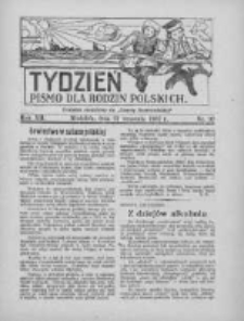 Tydzień: pismo dla rodzin polskich: dodatek niedzielny do "Gazety Szamotulskiej" 1937.09.12 R.12 Nr37