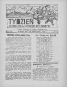 Tydzień: pismo dla rodzin polskich: dodatek niedzielny do "Gazety Szamotulskiej" 1937.10.10 R.12 Nr41