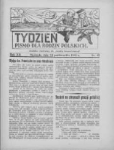 Tydzień: pismo dla rodzin polskich: dodatek niedzielny do "Gazety Szamotulskiej" 1937.10.24 R.12 Nr43