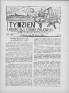 Tydzień: pismo dla rodzin polskich: dodatek niedzielny do "Gazety Szamotulskiej" 1938.02.27 R.13 Nr9