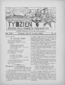 Tydzień: pismo dla rodzin polskich: dodatek niedzielny do "Gazety Szamotulskiej" 1938.04.17 R.13 Nr15