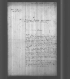 Klemens Przewłocki do Władysława Zamoyskiego. Stambuł 12 II 1855 r.