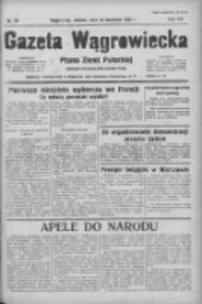 Gazeta Wągrowiecka: pismo ziemi pałuckiej 1936.04.28 R.16 Nr99