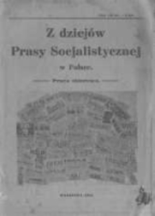 Z dziejów prasy socjalistycznej w Polsce