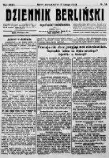 Dziennik Berliński. 1923 R.27 nr34