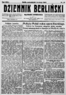Dziennik Berliński. 1923 R.27 nr40