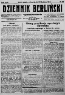 Dziennik Berliński. 1923 R.27 nr85