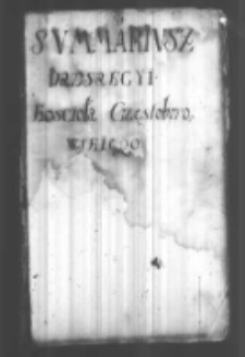 Summariusz transakcyi kościoła Częstoborowskiego