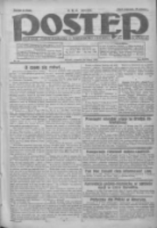 Postęp: dziennik chrześcijański i narodowy: wychodzi w Poznaniu 1925.02.19 R.36 Nr40