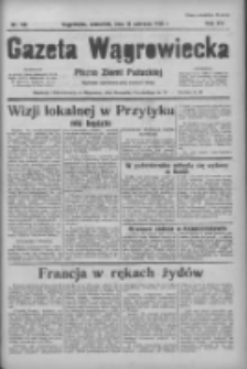 Gazeta Wągrowiecka: pismo ziemi pałuckiej 1936.06.18 R.16 Nr140