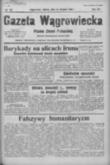 Gazeta Wągrowiecka: pismo ziemi pałuckiej 1936.08.22 R.16 Nr194