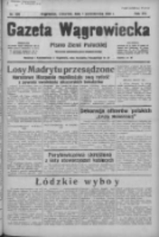 Gazeta Wągrowiecka: pismo ziemi pałuckiej 1936.10.01 R.16 Nr228