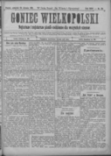 Goniec Wielkopolski: najtańsze i najstarsze pismo codzienne dla wszystkich stan&oacute;w 1901.01.24 R.25 Nr20