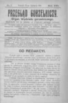 Przegląd Gorzelniczy: organ Wydziału Gorzelniczego 1910.01.15 R.16 Nr1