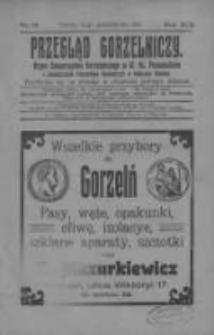 Przegląd Gorzelniczy: organ Towarzystwa Gorzelniczego w W. Ks. Poznańskiem i Stowarzyszenia Pracownik&oacute;w Gorzelniczych w Kr&oacute;lestwie Polskiem 1913.10.15 R.19 Nr10