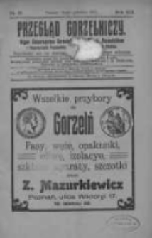 Przegląd Gorzelniczy: organ Towarzystwa Gorzelniczego w W. Ks. Poznańskiem i Stowarzyszenia Pracownik&oacute;w Gorzelniczych w Kr&oacute;lestwie Polskiem 1913.12.15 R.19 Nr12