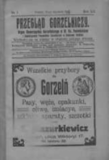 Przegląd Gorzelniczy: organ Towarzystwa Gorzelniczego w W. Ks. Poznańskiem i Stowarzyszenia Pracowników Gorzelniczych w Królestwie Polskiem 1914.01.15 R.20 Nr1