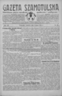 Gazeta Szamotulska: niezależne pismo narodowe, społeczne i polityczne 1934.02.08 R.13 Nr16