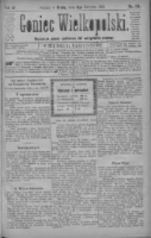 Goniec Wielkopolski: najtańsze pismo codzienne dla wszystkich stanów 1880.08.04 R.4 Nr176